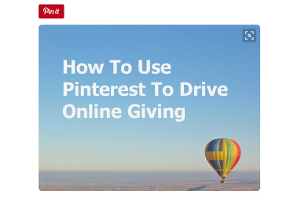 How To Use Pinterest To Drive Online Giving